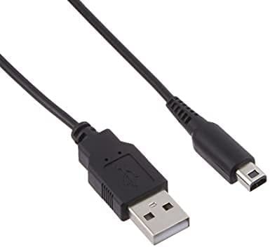 Generic USB Power Charger Cord/Charging Cable for Nintendo DSi/DSi XL / 3DS / 3DS XL - Black