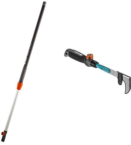 Gardena combisystem Telescopic Handle 90-145 cm(3719-20) combisystem Patio Weeder: Weed scraper for removing moss and weeds in paving joints, hardened stainless steel blade (8927-20)