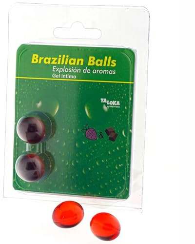 TALOKA - BRAZILIAN BALLS GEL ÍNTIMO FRESA & CHOCOLATE 2 BOLAS