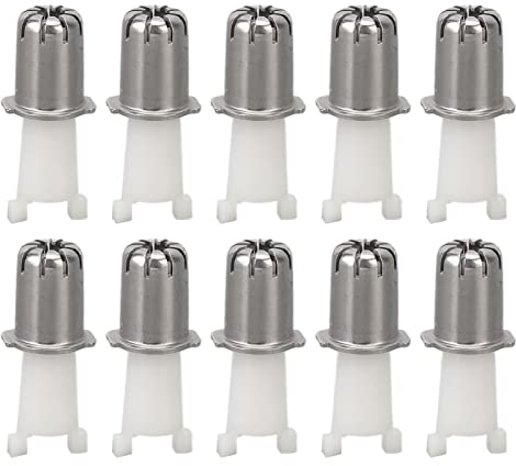 10 Stück Nasenhaartrimmer Silkslide Nasenhaar Trimmerkopf Genaue Rasur Nasenhaarschneider Ersatzkopf Männer Universelle Ersatz Klingenköpfe Kompatibel