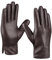 MGGMOKAY Herren Lederhandschuhe Kaschmir gefüttert,Braun,S