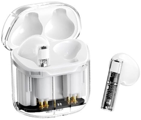Wireless Earbuds For Samsung Galaxy Z Flip 7 FE/Z Fold 7/Z Flip 6/Z Fold 6/Z Flip 5/Z Fold 5/Z Flip 4 3/Z Fold 4 3, True Wireless Stereo Music Lightweight Sport In Ear Earphones Headphones (WHITE)