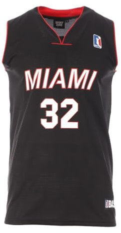 Sport zone Miami Basketball-Trikot, Schwarz, Herren, Miami 32, Schwarz , L