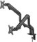 OPLITE MT10 Articulated Arms Dual Screen TV Mount 17 Inches up to 34 Inches for Desk VESA Mounting 2 x 8 kG