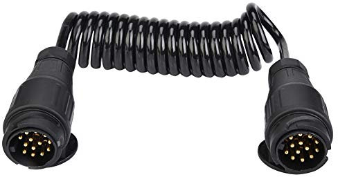 Enchufe De Remolque, Reemplazo De Adaptador De Conector De Cable De Resorte De Cableado De Enchufe De Remolque De 13 Pines Para Remolque Caravana