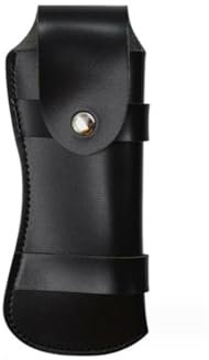 ARFUKA Messer Gürteltasche Messer Etui Kunstleder Taschenmesser Hülle Messerscheide für Taschenmesser und Klappmesser Schwarz