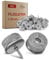 LouMaxx Stuhl Filzgleiter Schrauben rund, Ø 20mm grau - 50er Set Stuhlgleiter mit 6mm dickem Filz & Metalleinfassung - Filzgleiter für Stühle Schrauben - Premium Stuhlbeinschoner Filz auch für Möbel