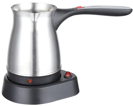 Fenteer 500 ml Elektrische Türkische Kaffeekanne Edelstahl Kaffee Wasserkocher Schnell Kochende Mehrzweck Teekanne Wasserkocher für Restaurant, Stil c