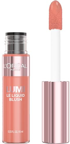 L'Oreal Paris True Match Lumi Le Blush liquide, formule légère et intense avec pigments liquides, rosée qui en vaut la peine, 0,9 ml