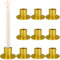 NEMMXUB 9pc Portacandele In Metallo,Portacandele da Tavolo,Portacandele per Candele Coniche da 2.5cm, Candelabri Moderni, per i Centrotavola, Matrimonio, Feste, Decorazione Della Casa