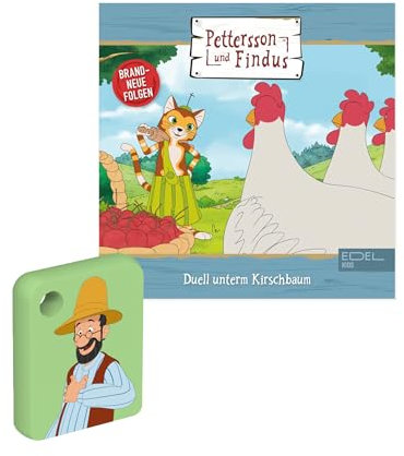 Galakto Audio-Token: Pettersson und Findus - Duell unterm Kirschbaum, Hörspiel für Kinder ab 3 Jahren, Spielzeit ca. 63 min