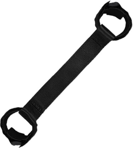 YARNOW Nylon Fahrradrahmengurt Schwarz Robust Langlebig Vielseitige Spanngurte Für Mountainbikes Und Rennräder Griffige Trageschlaufe Zum Einfachen Transport Und Stabilisieren Praktisches
