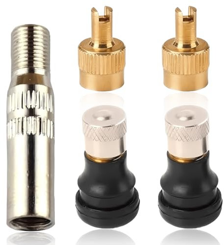 EIH1 2Stück Tubeless Ventil,Tubeless Ventile,E Scooter VentilverläNgerungs Adapter,Roller ZubehöR,Ventil für Schlauchlos,Tubeless Ventil für Ninebot Max G30,g30d/Xiaomi M365,Pro,1s/Trittbrett Vmax Vx2