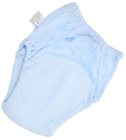 Windelhosen für Neugeborene 1 Stück Blau aus Baumwolle Atmungsaktiv | Waschbar, für Babys und Neugeborene, Komfortable Passform, Hautfreundlich und Auslaufsicher