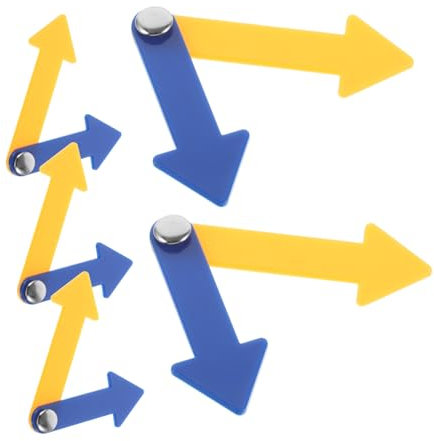 LRXIYODE 5sätze Teiliges Kunststoffuhrzeiger Für Schüler Lernspielzeug Zum Uhrzeit Lernen Schulmodelle Für Sicher Und Vielseitig Einsetzbar