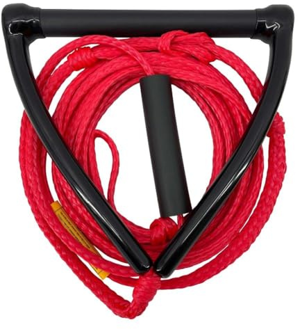 Ericetion Corde De Ski Nautique Flottante Poignée Combinée, Corde De Ski Nautique pour Sports Nautiques, Corde De Ski Nautique, Corde De Wakeboard Multifonctionnelle Robuste pour Genouillère