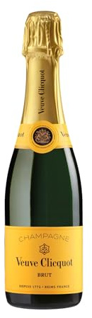 Veuve Clicquot Yellow Label Champagne, 37.5cl (Pack of 6)