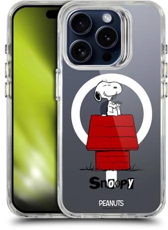 Head Case Designs Offizielle Peanuts Klassisch Snoopy & Freunde Stoßfeste Stoßfänger-Telefonhülle [Militärischer Schutzgrad] Kompatibel mit Apple iPhone 15 Pro und Kompatibel mit MagSafe