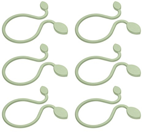 Emsa 517877 6er Set Pflanzenschlaufen für Rankhilfen und -gitter von My City Garden, Ø 5 cm, Blassgrün