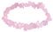 Lebensquelle Plus Rosenquarz Splitterarmband | Handgefertigtes Elastisches Stretch Splitter Armband | Echter natürlicher Edelstein (Rosenquarz)