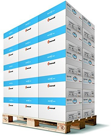 100.000 Blatt Mondi Maestro Extra Kopierpapier 80g/m² DIN-A4 hochweiß Premium Papier (1 Palette)