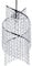 INNOTECK Spiral Droplet Pendant Light Shade, Steel