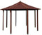Stan-Wood GARTENLAUBE Holz PAVILLON GARTENHAUS CARPORT Holzdach 3,5m x 3,5m OHNE SCHINDELN