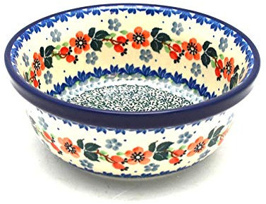 Polish Pottery Bowl - Soup and Salad - Cherry Blossom