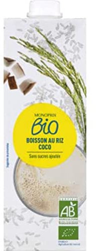 Monoprix Bio Boisson au riz coco - La brique de 1L