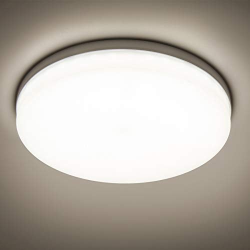 Yafido LED Deckenlampe 30cm Rund | 48W 4320LM 4000K Neutralweiß | Ultra Slim Flach Deckenlicht für Badezimmer, Wohnzimmer, Küche | Nicht dimmbar, einfach montierbar
