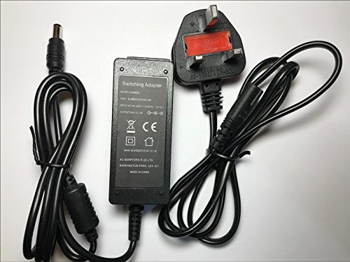 Replacement for 20V 2A AC-DC Switching Adapter DC20V Power Supply 5.5mm x 2.1mm/2.5mm + UK Plug