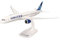 herpa 612548 Other License Snap-Fit Modellflugzeug United Airlines Boeing 787-9 Dreamliner Miniatur im Maßstab 1:200, Sammlerstück, Modell mit Standfuß, Kunststoff, Mehrfarbig