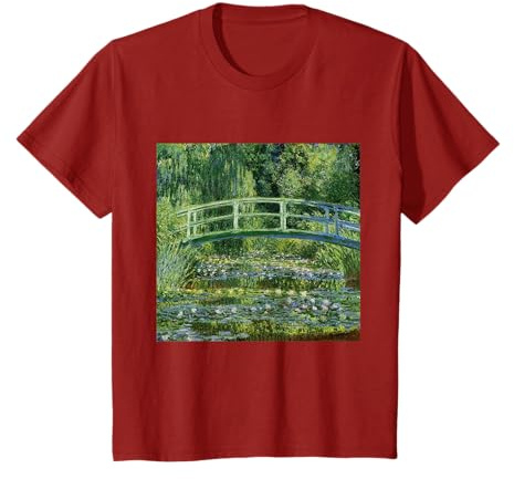 Monets Water Lilies and Japanese Bridge T-Shirt