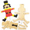 Baker Ross AX494 Nussknacker Soldat Puppen aus Holz Bastelset für Kinder - 4 Stück, Festliche Künstler- und Bastelbedarf zum Basteln und Dekorieren zur Winterzeit