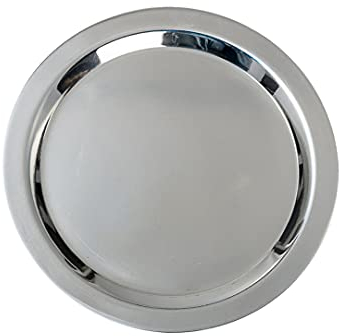 NKlaus Räucherplatte Edelstahl ?12cm Räucherzubehör für Weihrauch Räucherwerk Plättchen 10939
