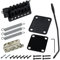 EMSea Tremolo System Vibrato Brücke Set mit Schrauben, Federn Kompatibel mit Fender Start ST Gitarre Schwarz
