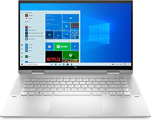 HP Envy x360 15-eu0755ng (15,6 Zoll / FHD IPS Touch) Convertible Laptop (AMD Ryzen 5 5500U, 8GB RAM, 512GB SSD, AMD Radeon Grafik, Windows 10 Home, QWERTZ) schwarz