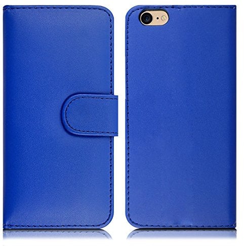 ProGadgetsLtd Case For iPhone 7/8/SE 2nd Gen, Flip Wallet Case With Card Holder, Luxury PU Leather, Blue, Magnetic Closure, Kickstand