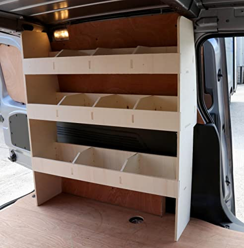 Vanify Estanterías para Furgonetas - Se Ajusta a Citroen BERLINGO XL (L2) 2019+ Estantería Trasera para el Lado del Conductor