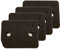 4x Filtro per Miele Spugna Filtro 9164761 Filtri Sponge Pompe Di Calore Asciugatrice - 207mm x 157mm x 30mm