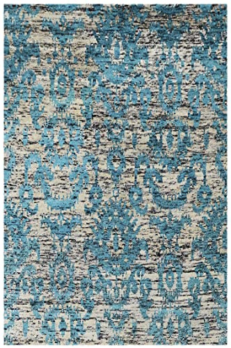 Bakero Ikat turguise 120x180 cm