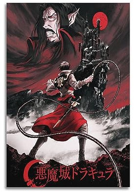 VZRSQZK Poster aus der Castlevania-Serie, dekoratives Gemälde, Leinwand, Wandposter und Kunstdruck, modernes Familienschlafzimmer-Dekor-Poster, 20 x 30 cm