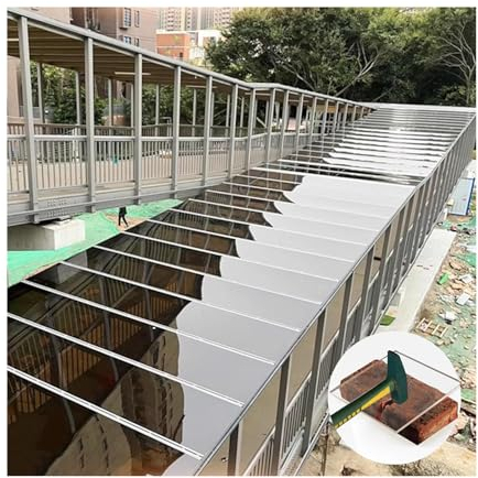 Polycarbonate Plastic Sheet, Clear Pergola Roofing Canopy Cover, Greenhouse PC Endurance roof Board, Easy to Cut & Bend Waterproof Panels ,Easy to Bend & Cut,Custom ( Color : 1mm , Size : W0.6*L1m/W1.