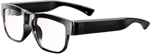 BQXX Camera Glasses Video Glasses HD Smart Glasses Recording Outdoor Sport Glasses with Camera Wearable Eyeglass Built-in 32G Memory Card