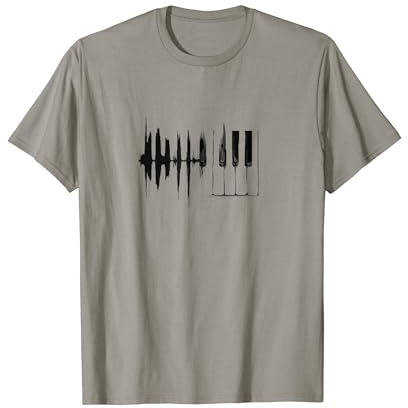 Piano Shirt Klavier T-shirt Tasten Klaviertasten Flügel T-Shirt