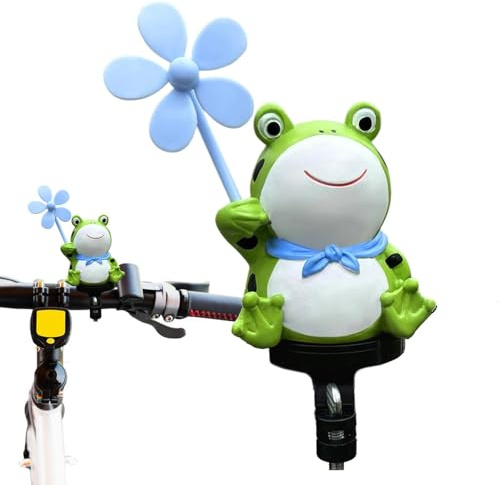 Shurzzesj Dekoration - -Lenker, Lenker-Dekoration - Ornamente des Froschzyklus | Dekoration für Mühle und Elektro-Scooter, niedliche Träger für Radfahren im Freien