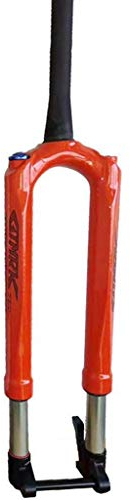 Fourche à Suspension de Montagne 29 Pouces, Fiber de Carbone VTT DH Suspension de Descente Tube Droit vélo ultraléger AM Amortisseur