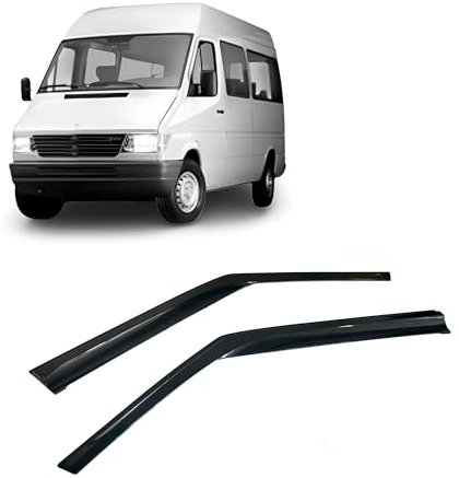 CarJoy Windabweiser Luftabweiser Regenabweiser Seitenfensterabweiser Kompatibel mit Mercedes Benz Sprinter 1995-2006 Autofenster Regenschutz Regenabweiser Anklebbare Deflektoren 2 Stück