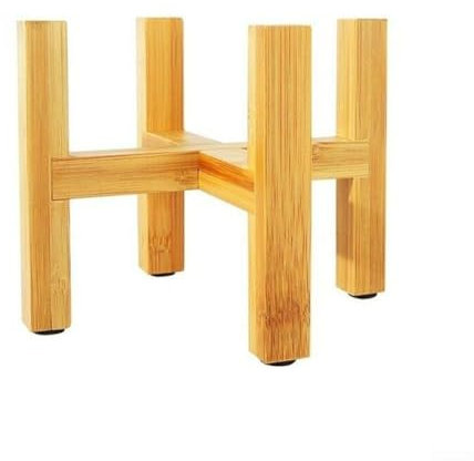 Wooden Corner Plant Stand Display Tool, Attractive Flower Pot Rack for Home Garden (XL)