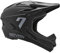 7 iDP M1 MTB Mountain Bike Full Face Lightweight Vented Bicycle Helmet (Matte Black, M)